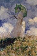 Claude Monet Study of a Figure Outdoors France oil painting artist
